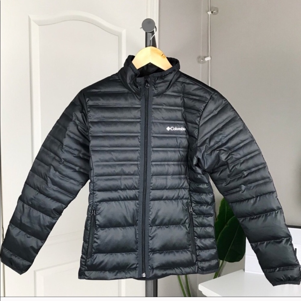 Columbia Black Puffer 650 Down Winter Jacket M